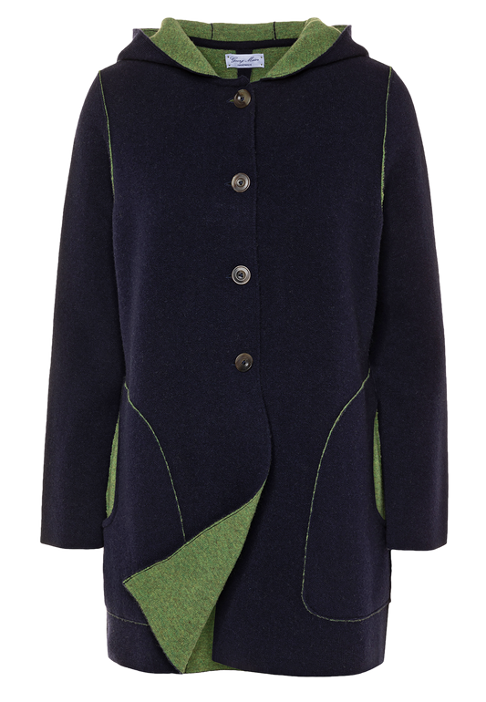 Kapuzenmantel Double Face Ronja