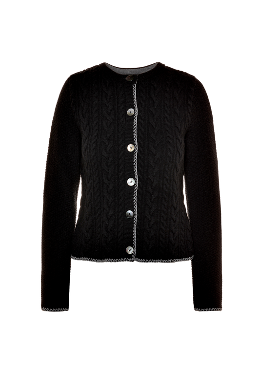 Janker mit Zopfmuster Heidi