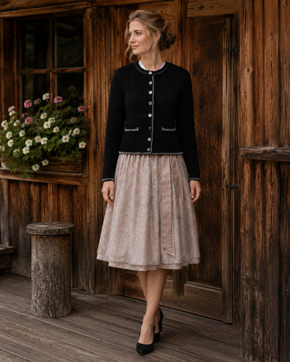 Janker mit Zopfmuster Heidi